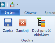 Współpraca z Comarch ERP Altum: 9 - Dostępność obiektów