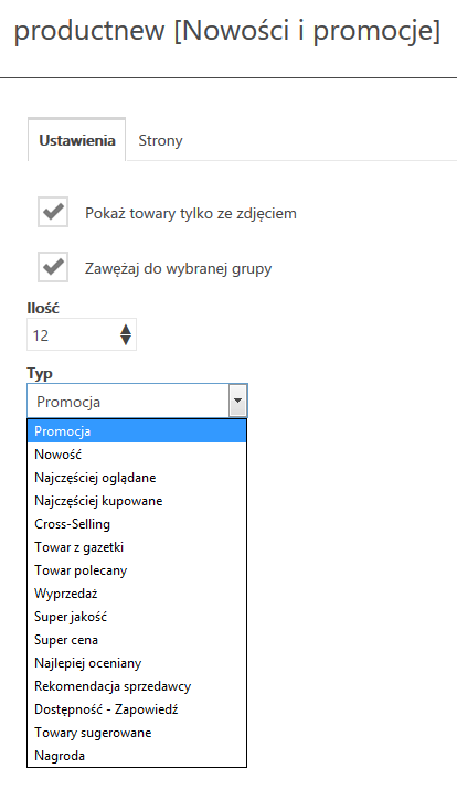Nowości i promocje w szablonie: 3 - nowości i promocje