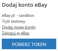Konfiguracja konta eBay - 5: Token