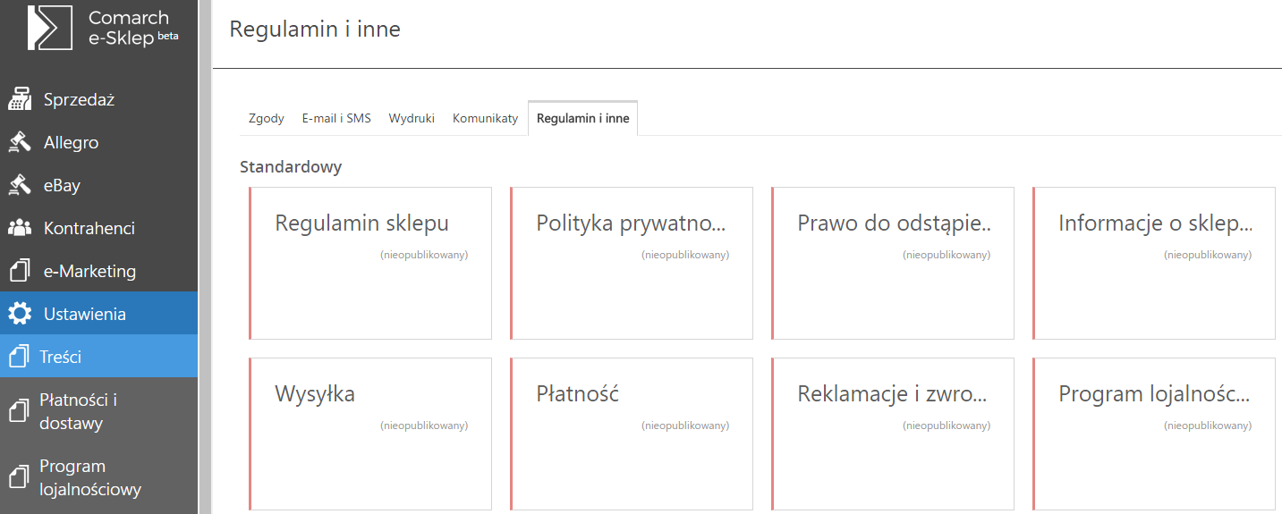 Gdzie dodać informacje do stron podlinkowanych w stopce?: 2 - treści